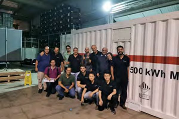 Système de stockage pour usine au Brésil - containeur de 20 tonnes