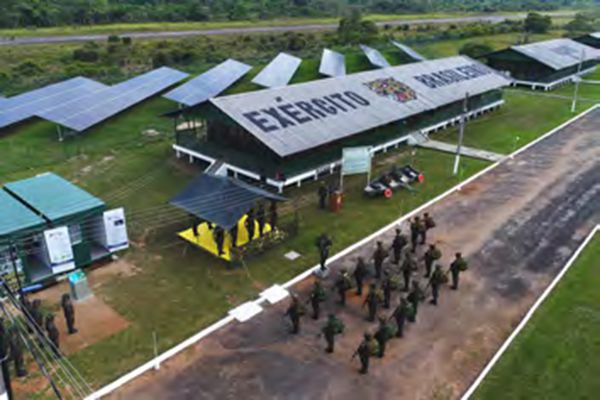 Centrale photovoltaïque pour le 5th Special Border Platoon
